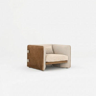 Luxe Moderne Fauteuil Bekleding Woonkamer Textiel Zitsessel