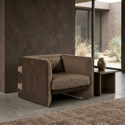 Modern ontwerp gestoffeerde meubels fauteuil Luxe woonkamer bekleding textiel inrichting.