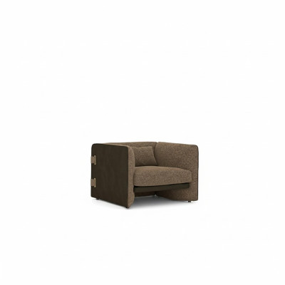 Modern ontwerp gestoffeerde meubels fauteuil Luxe woonkamer bekleding textiel inrichting.