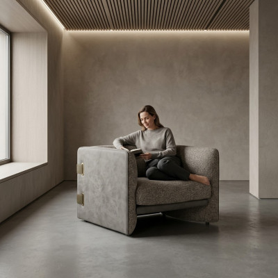 Zitmeubel Fauteuil Woonkamer Nieuw Bekleding Textiel Inrichting Luxe Meubels