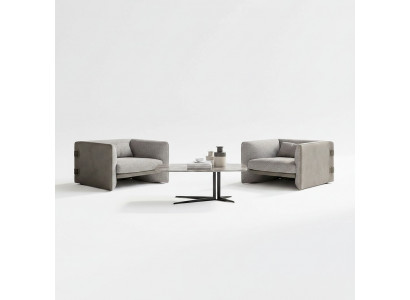 Luxe 2x Fauteuil Meubels Woonkamer Inrichting Modern Salontafel Nieuw
