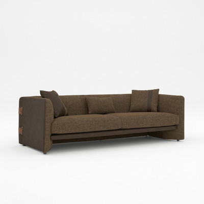 Woonkamer Bank Driezitter Bekleed Meubilair Bank Modern Design Bekleding Textiel