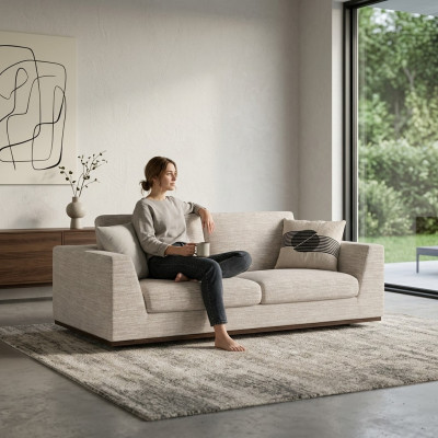 Zitmeubelen Tweezitsbank Design Woonkamer Inrichting Modern Textiel