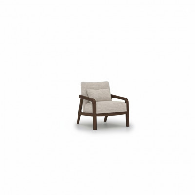 Woonkamer Fauteuil Hout Bekleding Textiel Inrichting Zitmeubels Ontwerp