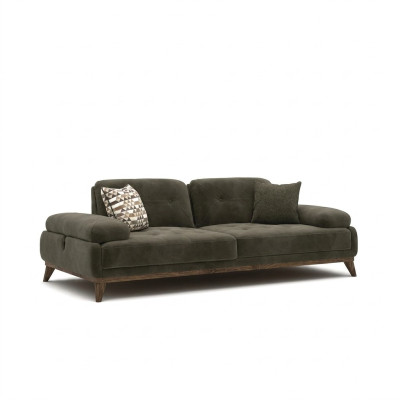Grijze bank Tweezits bank Meubels Luxe woonkamer Bekleding Stof