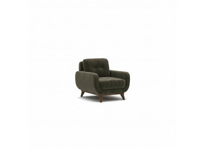 Woonkamer fauteuil luxe stof textiel gestoffeerde fauteuil inrichting  Woonkamer fauteuil van luxe stof textiel gestoffeerd fauteuil interieur