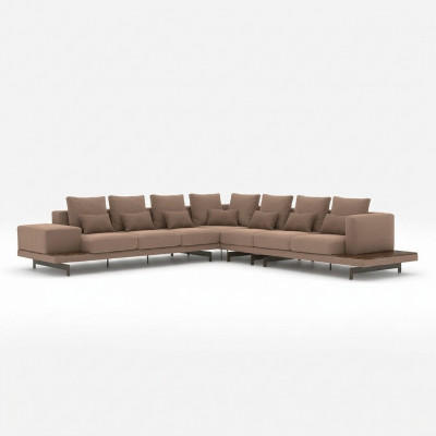 Designer set woonkamer hoekbank L-vorm meubels luxe nieuw