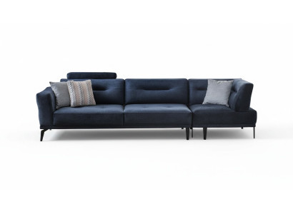 Modern 4-zits massief luxe bank blauw woonkamer stoffen bankstel design modern.