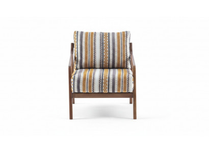 Woonkamer Lounge Designer Modern 1-zits Bank Stoffen Bank met Kussens