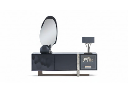 Sideboard Buffet Spiegel Eetkamer Woonkamer Modern Design 2-delig set