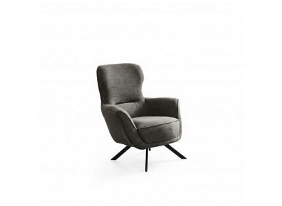 Grijze kleur Modern design 1-zits fauteuil Stof Textielmateriaal Modern design