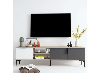 Lowboard RTV TV-stand Modern Design Rechthoekig Hout Materiaal Luxe Ontwerp