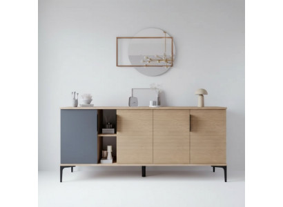 Bruin Grijs Licht Modern Rechthoekig Dressoir Woonkamer Luxe Ontwerp
