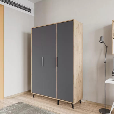 Grijs Bruin Modern Ontwerp Rechthoekige Luxe Slaapkamerkast