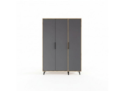 Grijs Bruin Modern Ontwerp Rechthoekige Luxe Slaapkamerkast
