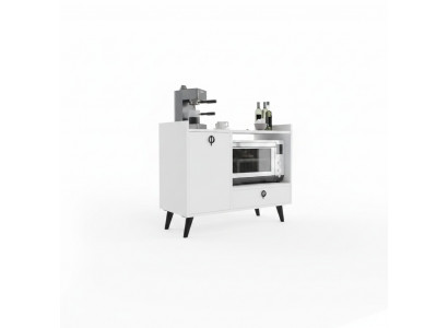 Eetkamerkast Koffiekast Modern Ontwerp Wit Kleur Rechthoekig