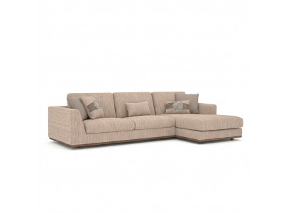 Meubels Beige Hoekbank Luxe Bank L-Vorm Relax Bank Woonkamer