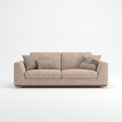 Luxe tweezitsbank bank gestoffeerde meubels woonkamer ontwerper modern interieur