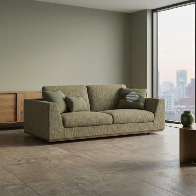 Tweezitsbank Bankstel Modern Groen Textiel Beklede Meubelen Woonkamer Nieuw Translate to: Tweezitsbank Bankstel Modern Groen Stoffen Beklede Meubels Woonkamer Nieuw