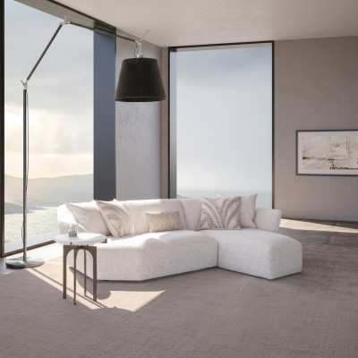 Designer Sofa Bank Wit Inrichting Woonkamer Hoekbank L-vorm Meubelen