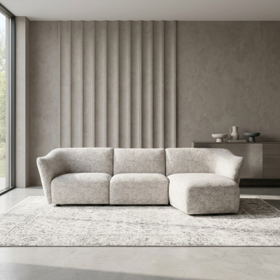 Eckbank Wit Bank L-vorm Ontwerper Modern Woonkamer Nieuw