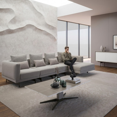 Hoekbank Luxe Compleet Hoekbank L-vorm Designerbank Modern Interieur