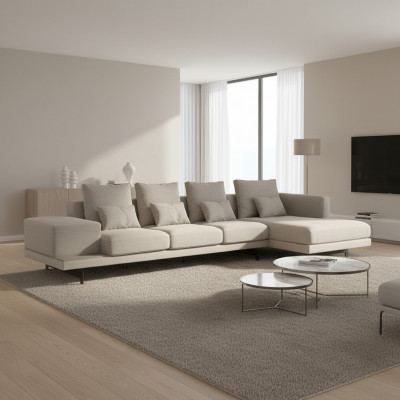 Luxe meubels Moderne set Hoekbank L-vorm Design meubilair Zitmeubelen
