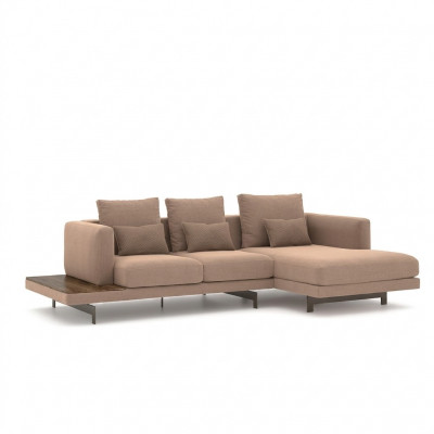 Zitmeubelen Hoekbank L-vorm Beige Designmeubelen Hoekbank Woonkamer