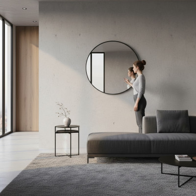 Ronde Spiegel Moderne Designer Meubels Decoratie Wandspiegel Nieuwe Inrichting