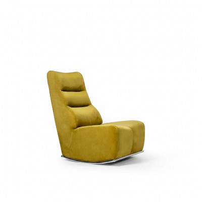 Woonkamer Geel Fauteuil Zitmeubelen Nieuwe Inrichting Designer Stoel Textiel