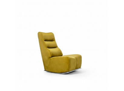 Woonkamer Geel Fauteuil Zitmeubelen Nieuwe Inrichting Designer Stoel Textiel