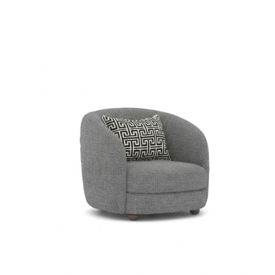 Grijs fauteuil ontworpen zitmeubelen gestoffeerde meubels woonkamer Nieuw Zitmeubilair.