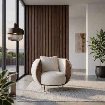 Modern Stoel Ontwerp Bank Bekleding Stoel Meubilair Woonkamer Inrichting