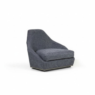 Modern Design Fauteuil Grijs Gestoffeerde Fauteuil Luxe Woonkamer Zit Textiel Nieuw