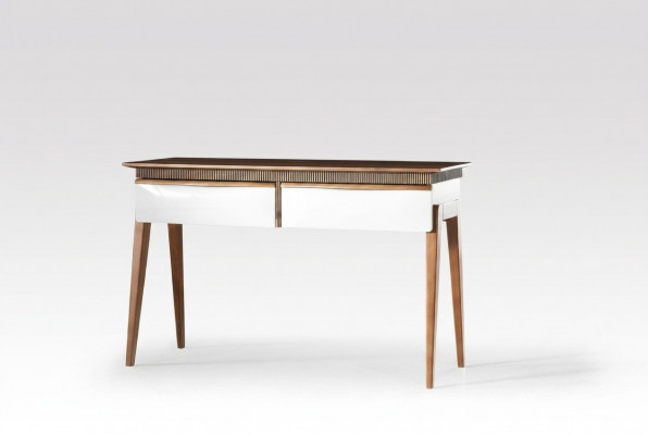 Woonkamer Bruin Console Tafel Modern Hout Tafel Console Luxe Ontwerp