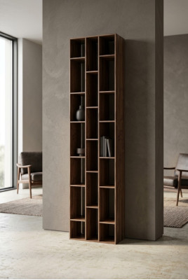 Boekenkast Boekenkast Plank Woonkamer Ontwerp Hout Bruin Nieuw