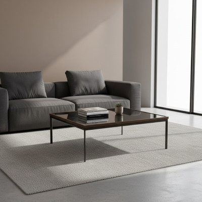 Bruin meubeldesign salontafel luxe tafel inrichting nieuw