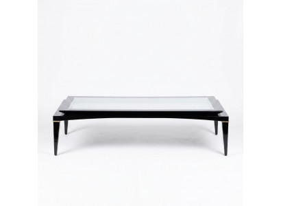 Zwarte salontafel woonkamer luxe design meubels koffietafel tafel nieuw