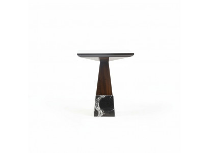 Houten bruine bijzettafel luxe nieuwe meubels woonkamer design tafel.