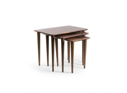 Bruin bijzettafel modern design inrichting luxe koffietafel woonkamer