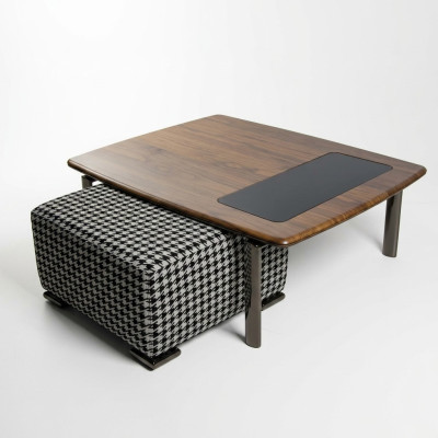 Design Compleet Moderne Salontafel met Kruk Woonkamerinrichting