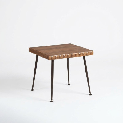 Houten bijzettafel woonkamer modern meubilair koffietafel inrichting nieuw