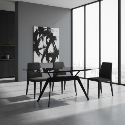 Eetkamer Luxe Eettafel Nieuwe Tafel Modern Design Meubels Metallic Inrichting