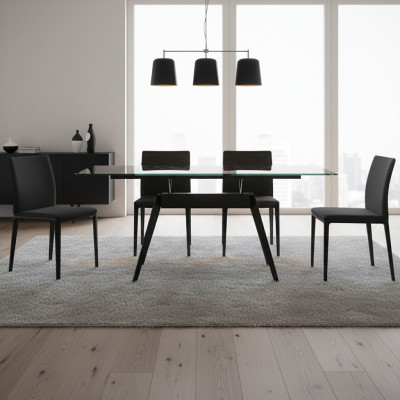 Moderne eettafel eetkamer eettafel inrichting meubel ontwerp luxe nieuw