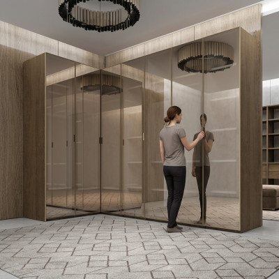 Slaapkamer Nieuwe hoekkast Designer Luxe kasten Inrichting