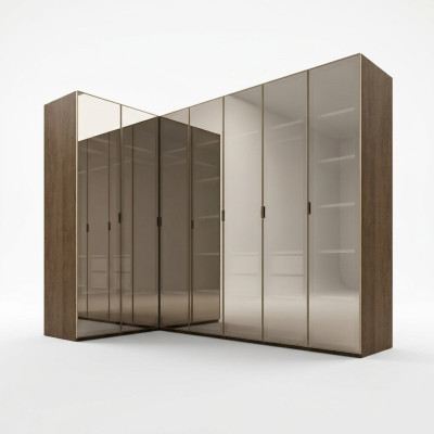 Slaapkamer Nieuwe hoekkast Designer Luxe kasten Inrichting