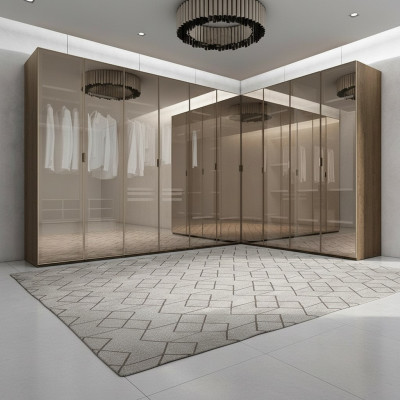 Hoekkast Ontwerper Meubels Slaapkamer Luxe Inrichting Hoekbank
