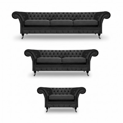 Bankstel Banken Bankstellen Woonkamer Fauteuil Chesterfield Inrichting 3+2+1