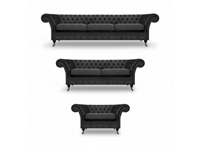 Bankstel Banken Bankstellen Woonkamer Fauteuil Chesterfield Inrichting 3+2+1