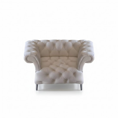 Stoel Wit Chesterfield Meubelbekleding Leer Zitvlak Modern Interieur Nieuw Meubel